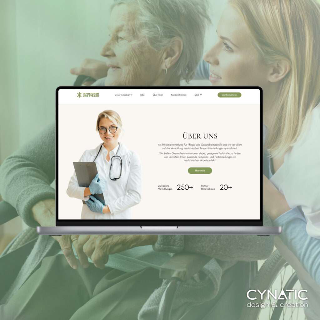 Infusionen und Pflege - Webseite