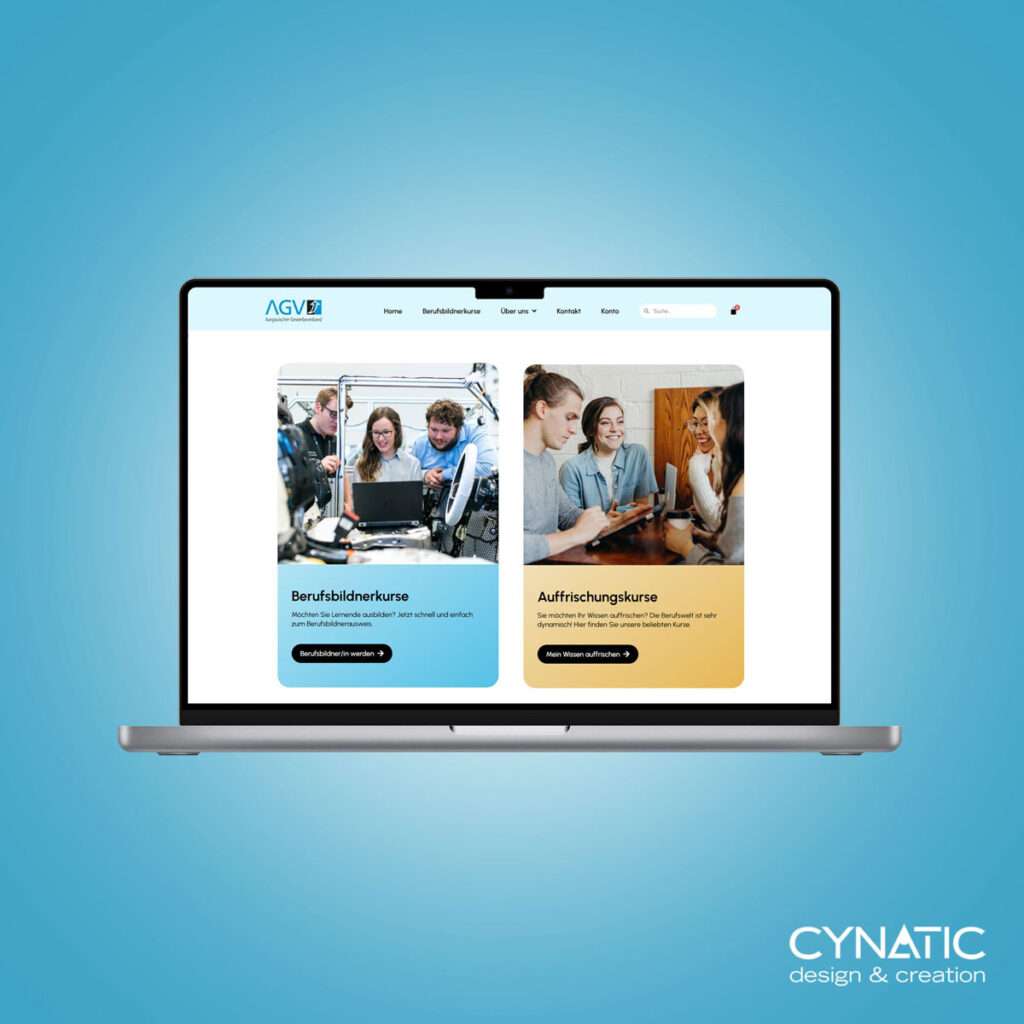 Aargauischer Gewerbeverband Webseite
